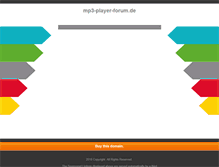 Tablet Screenshot of mp3-player-forum.de